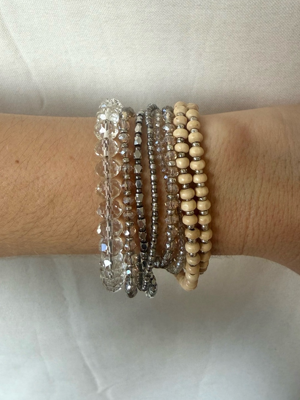 Anthropologie Serefina Multistrand Beaded Bracelet